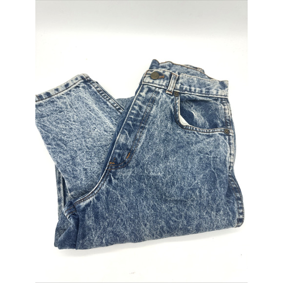 Vintage Women’s Lee Size 9 Stone Wash High Waist Jeans 80’s - Picture 1 of 6